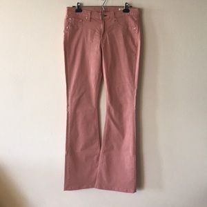 Rag & Bone Elephant Bell jeans salmon pink sz. 31